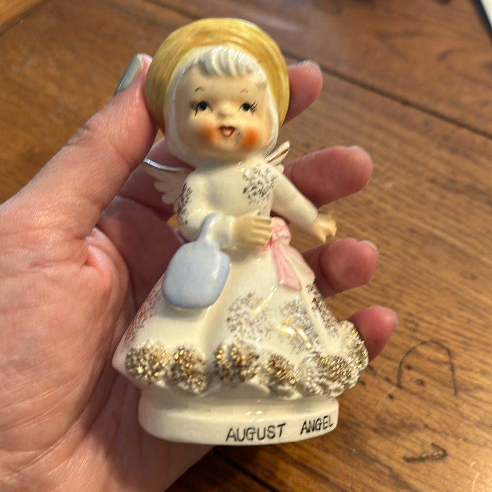 Vintage birthday angel